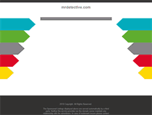 Tablet Screenshot of mrdetective.com